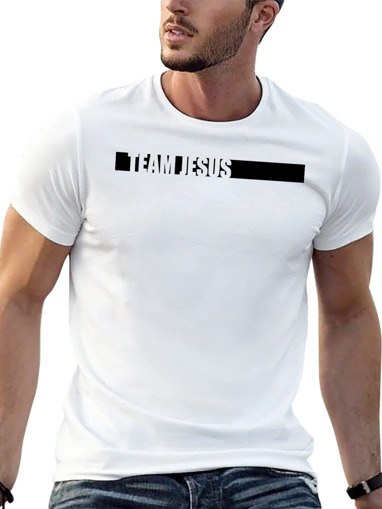 Team Jesus Black T-Shirt