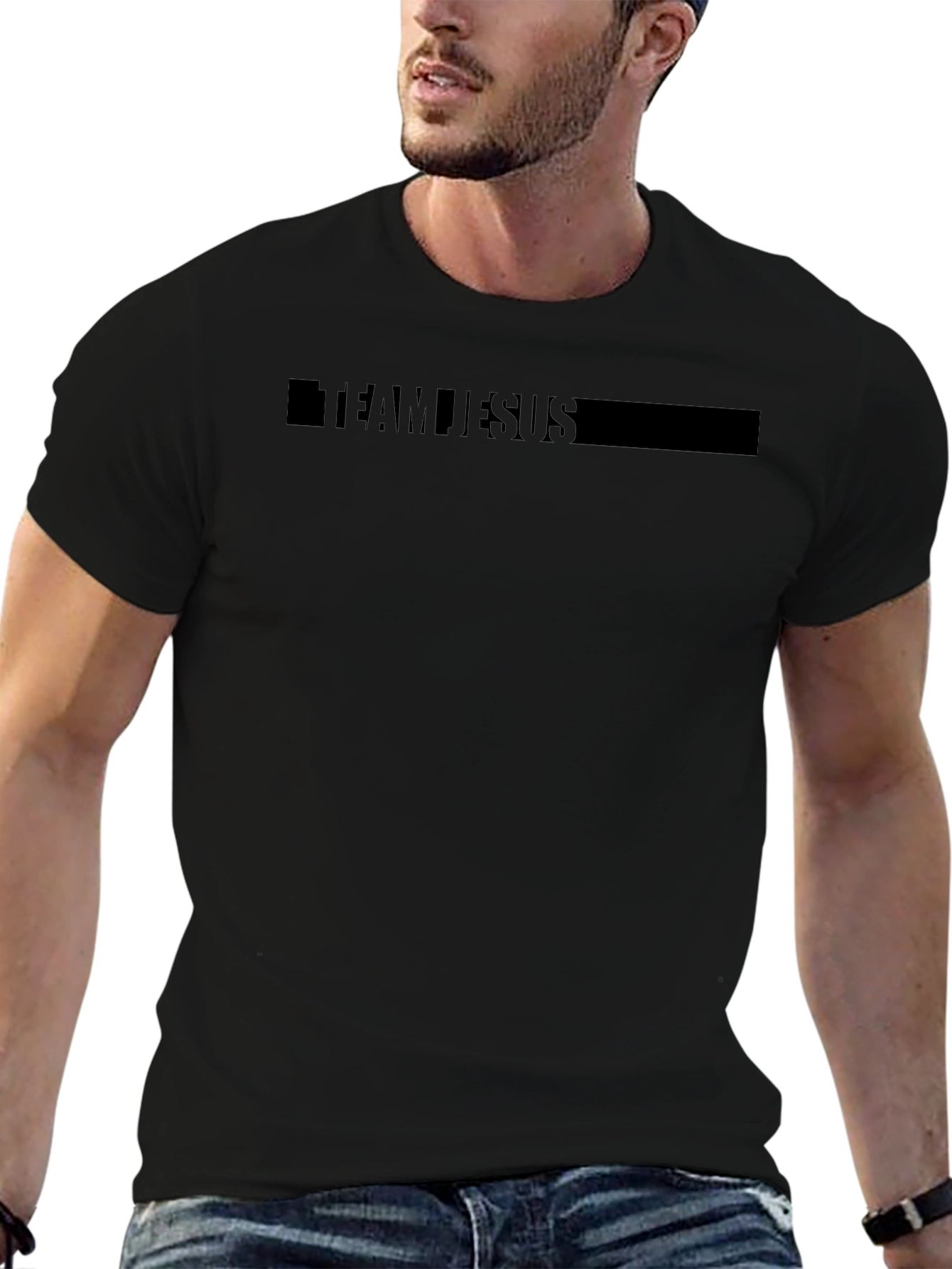 Team Jesus Black T-Shirt