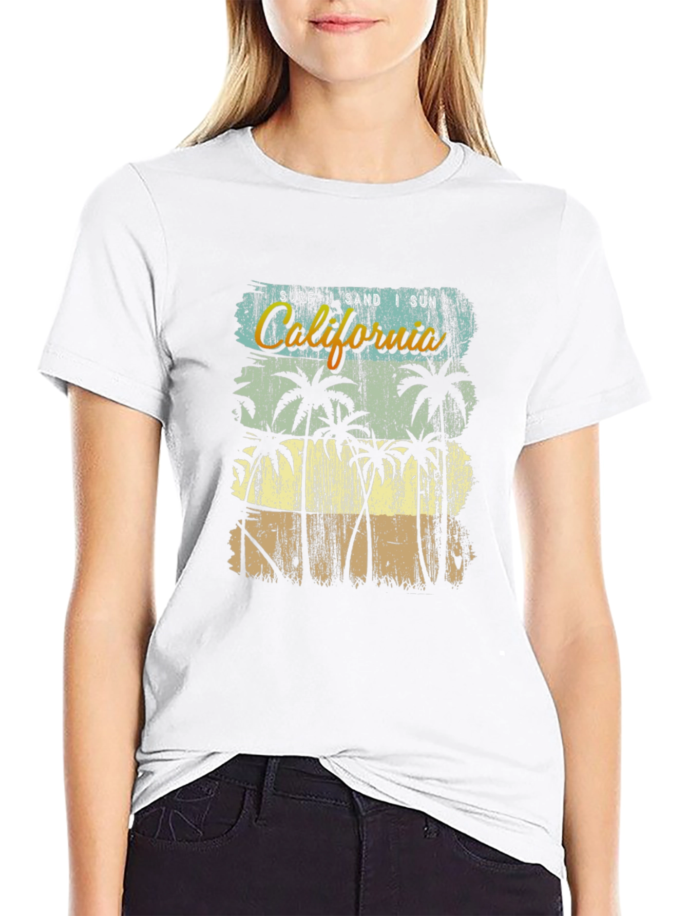 California Surf Sand & Sun T-Shirt