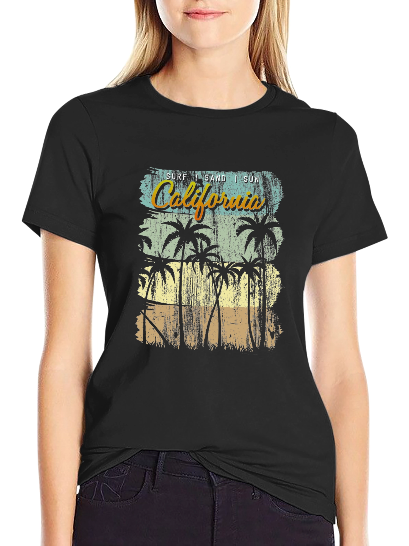 California Surf Sand & Sun T-Shirt