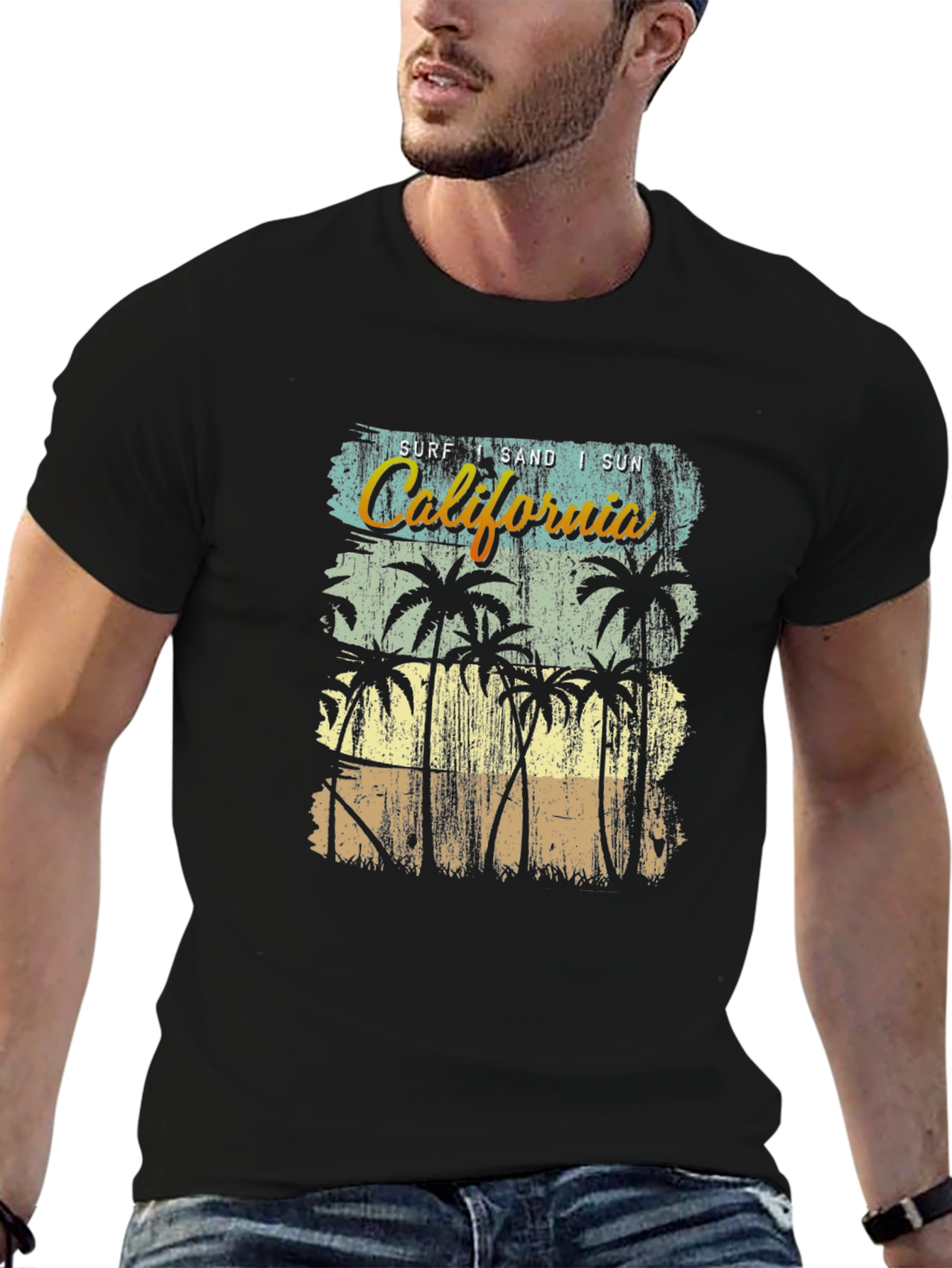 California Surf Sand & Sun T-Shirt