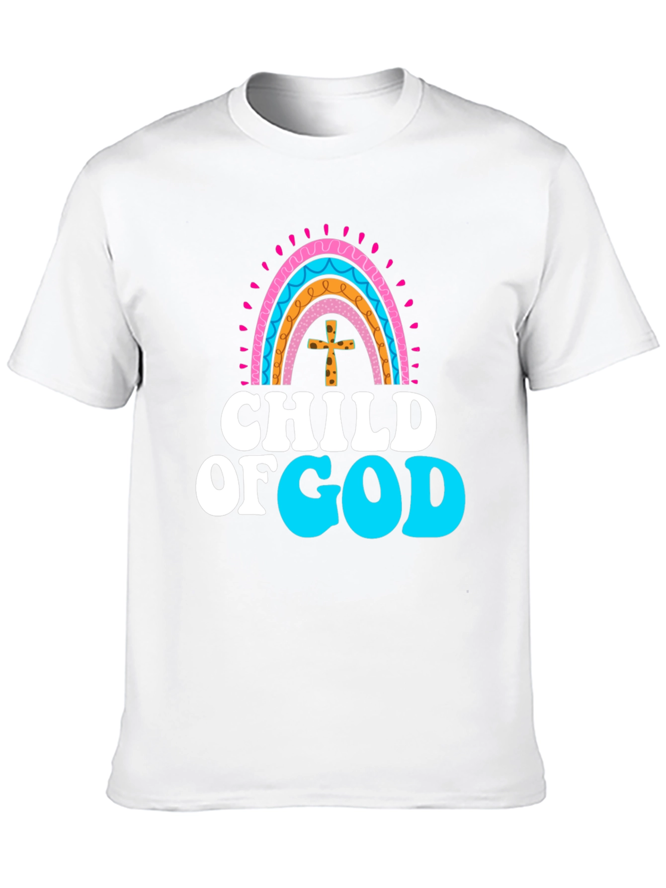 Child of God Rainbow Cross T-Shirt