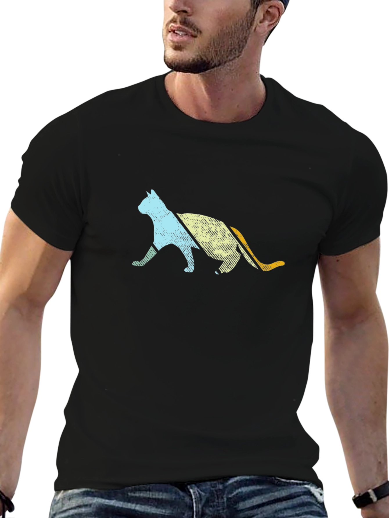 Cool Cat Graphic T-Shirt - Stylish & Unique Design