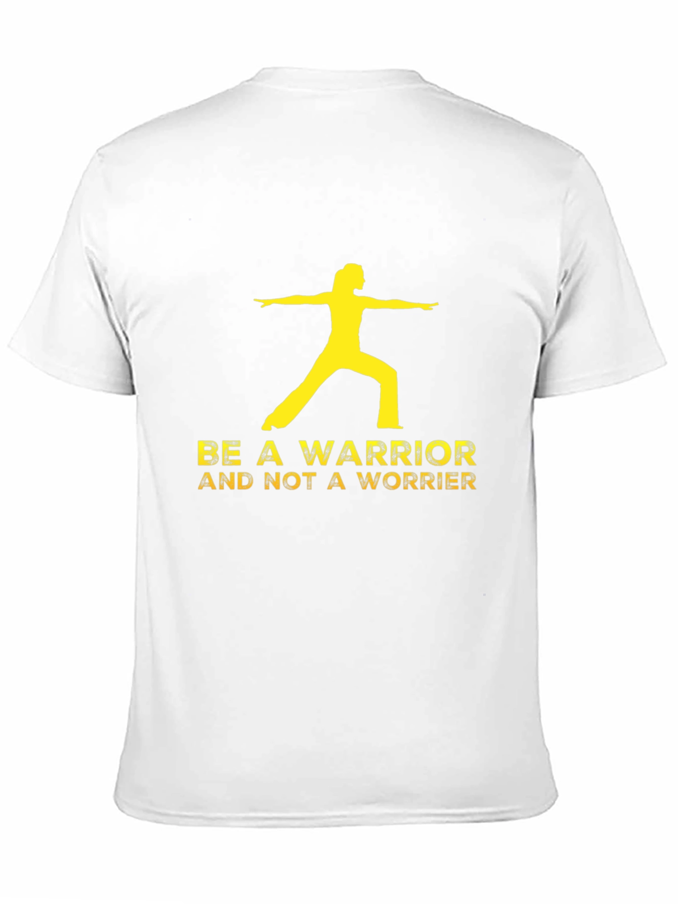 Be A Warrior Tee - Yoga Black T-Shirt