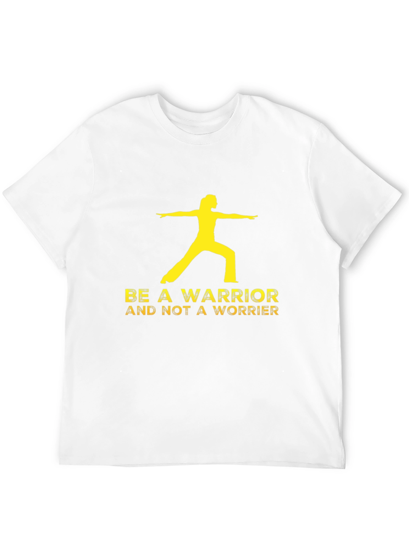 Be A Warrior Tee - Yoga Black T-Shirt