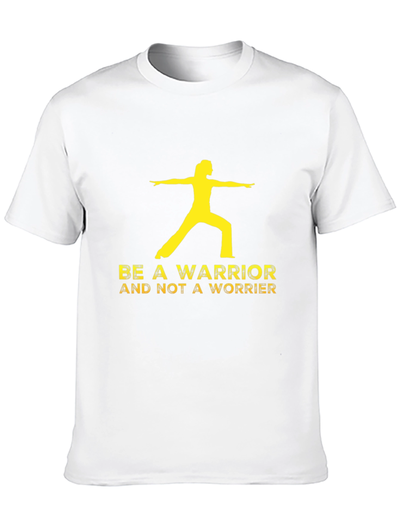 Be A Warrior Tee - Yoga Black T-Shirt