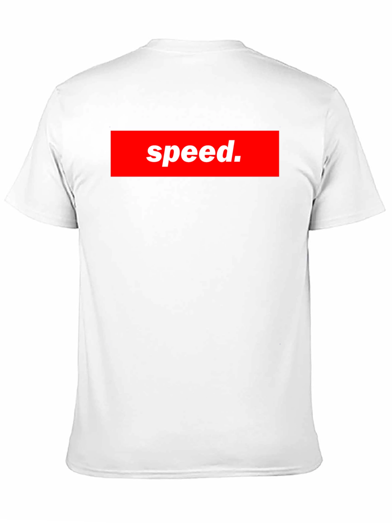 Speed Graphic Tee - Bold Red Box Logo