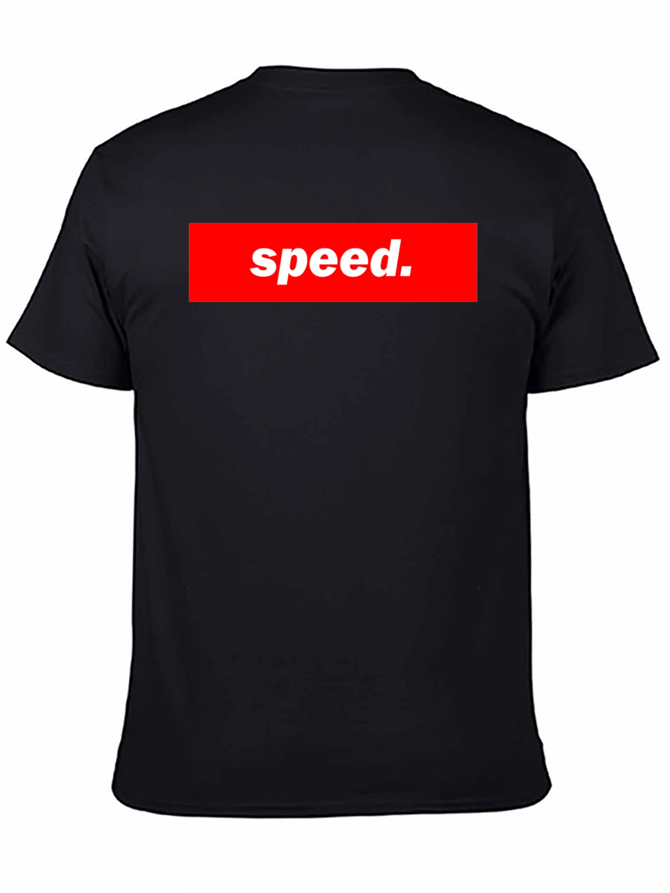 Speed Graphic Tee - Bold Red Box Logo