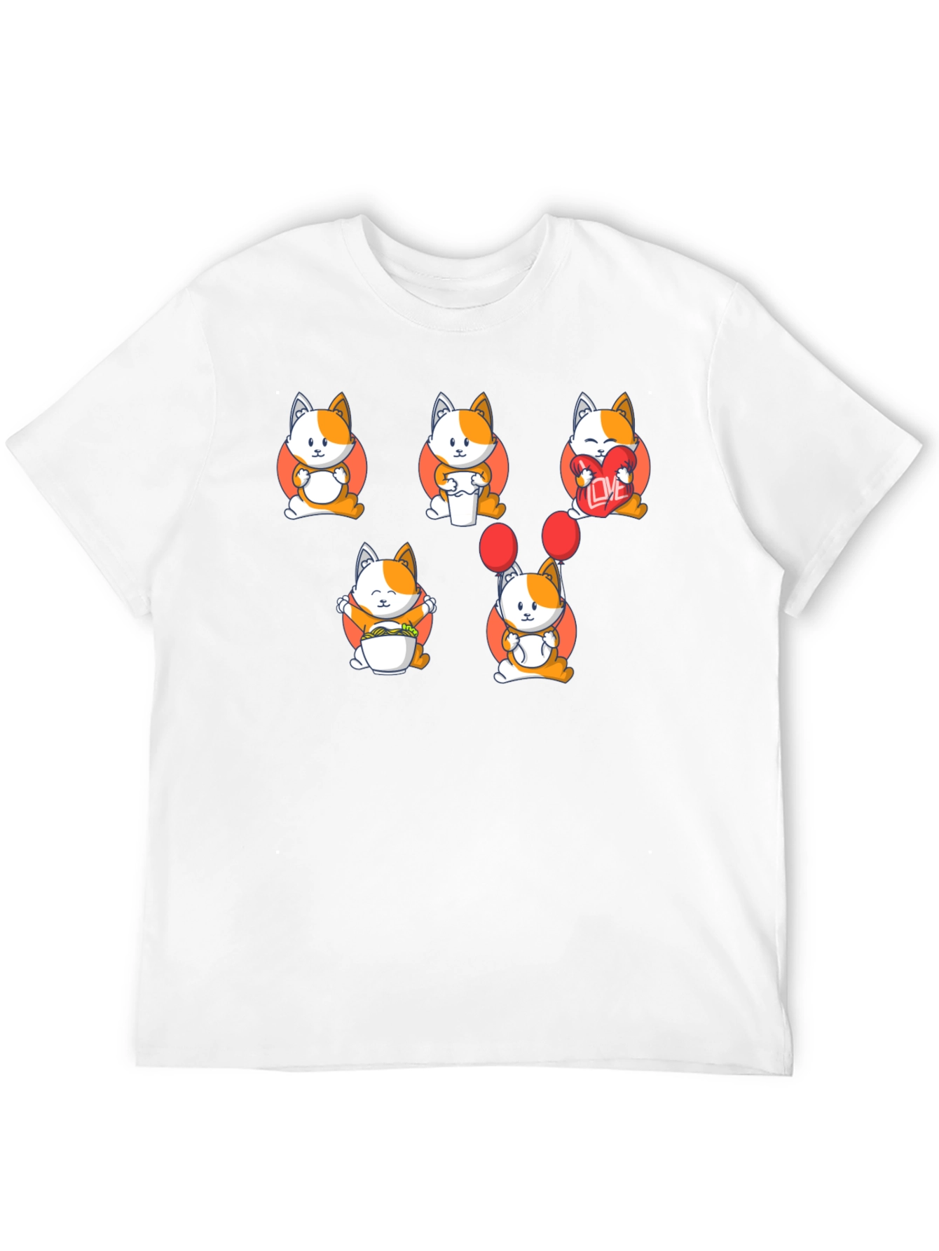 Cute Cats Graphic T-Shirt