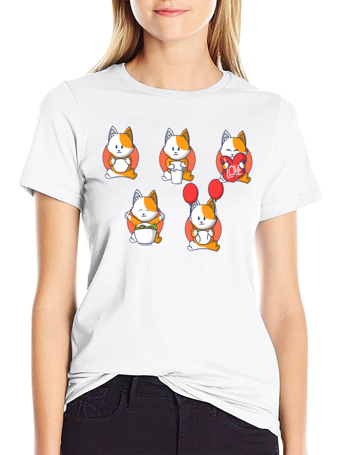 Cute Cats Graphic T-Shirt
