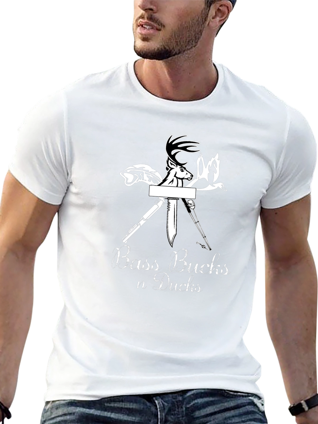 Bass Bucks n Ducks Graphic T-Shirt