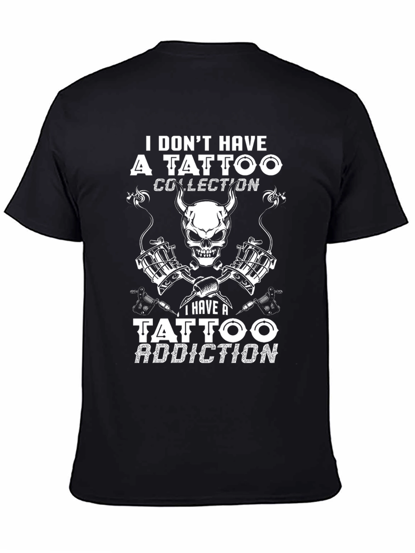 Tattoo Addiction Black T-Shirt