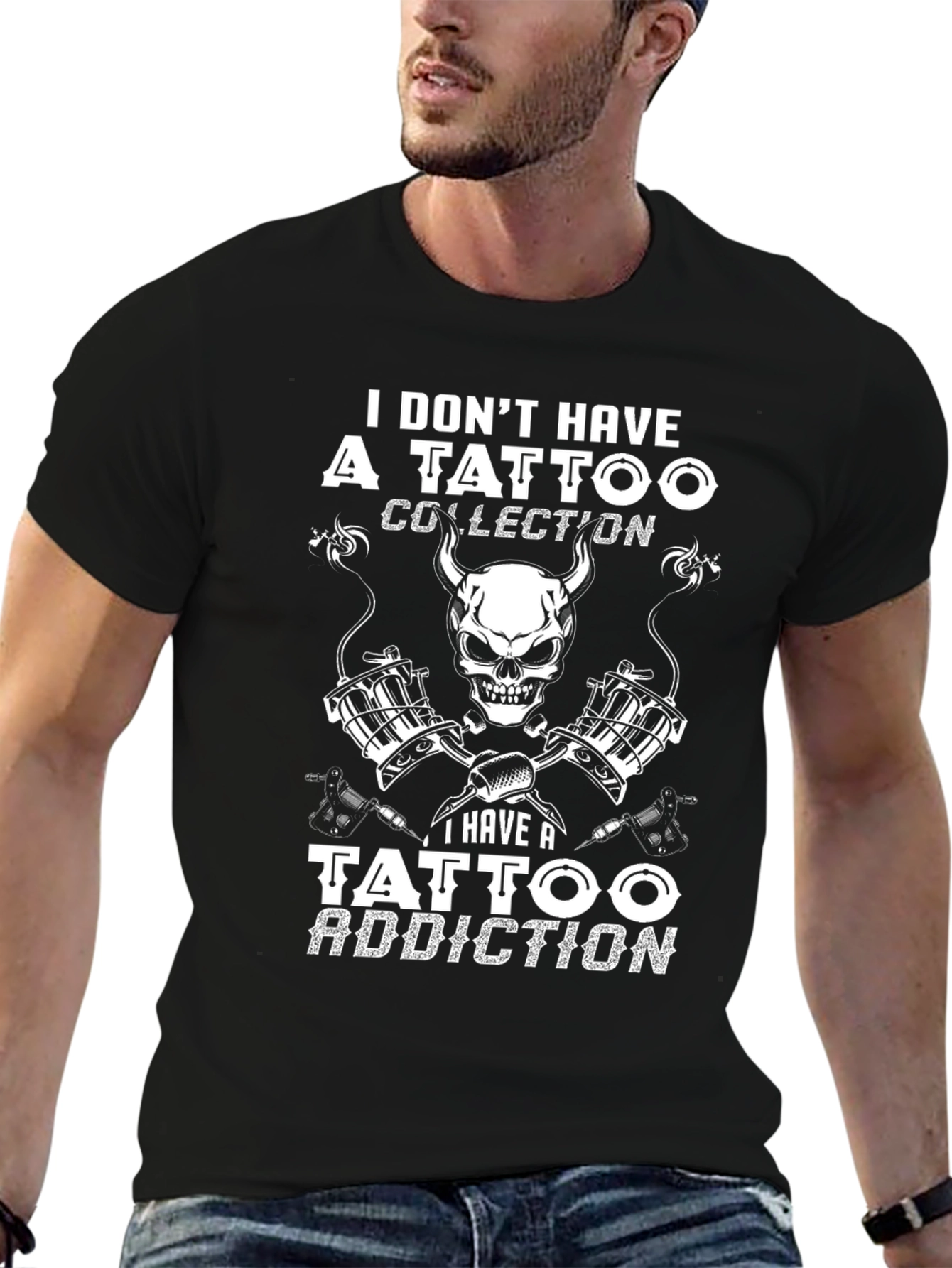 Tattoo Addiction Black T-Shirt