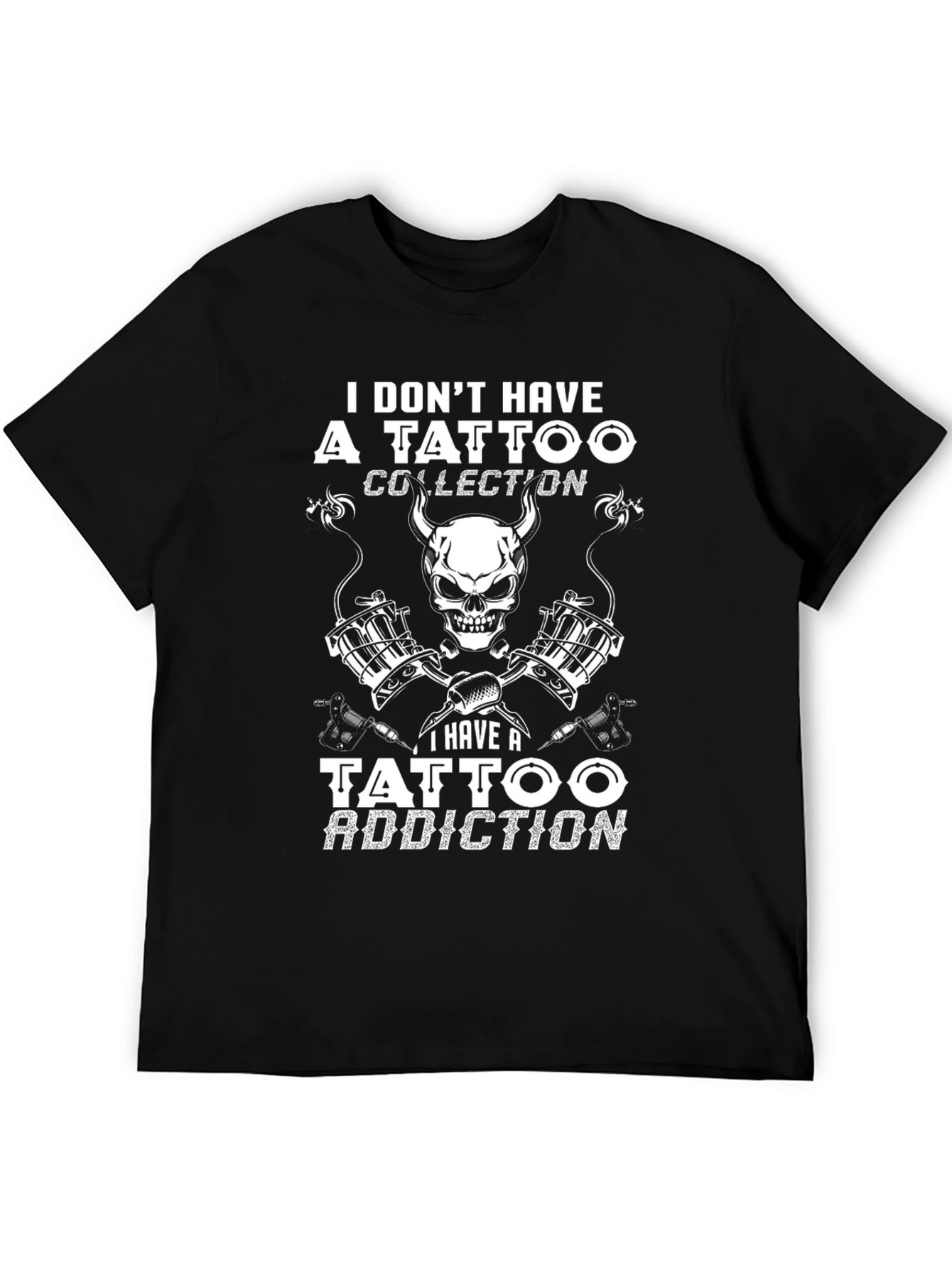 Tattoo Addiction Black T-Shirt
