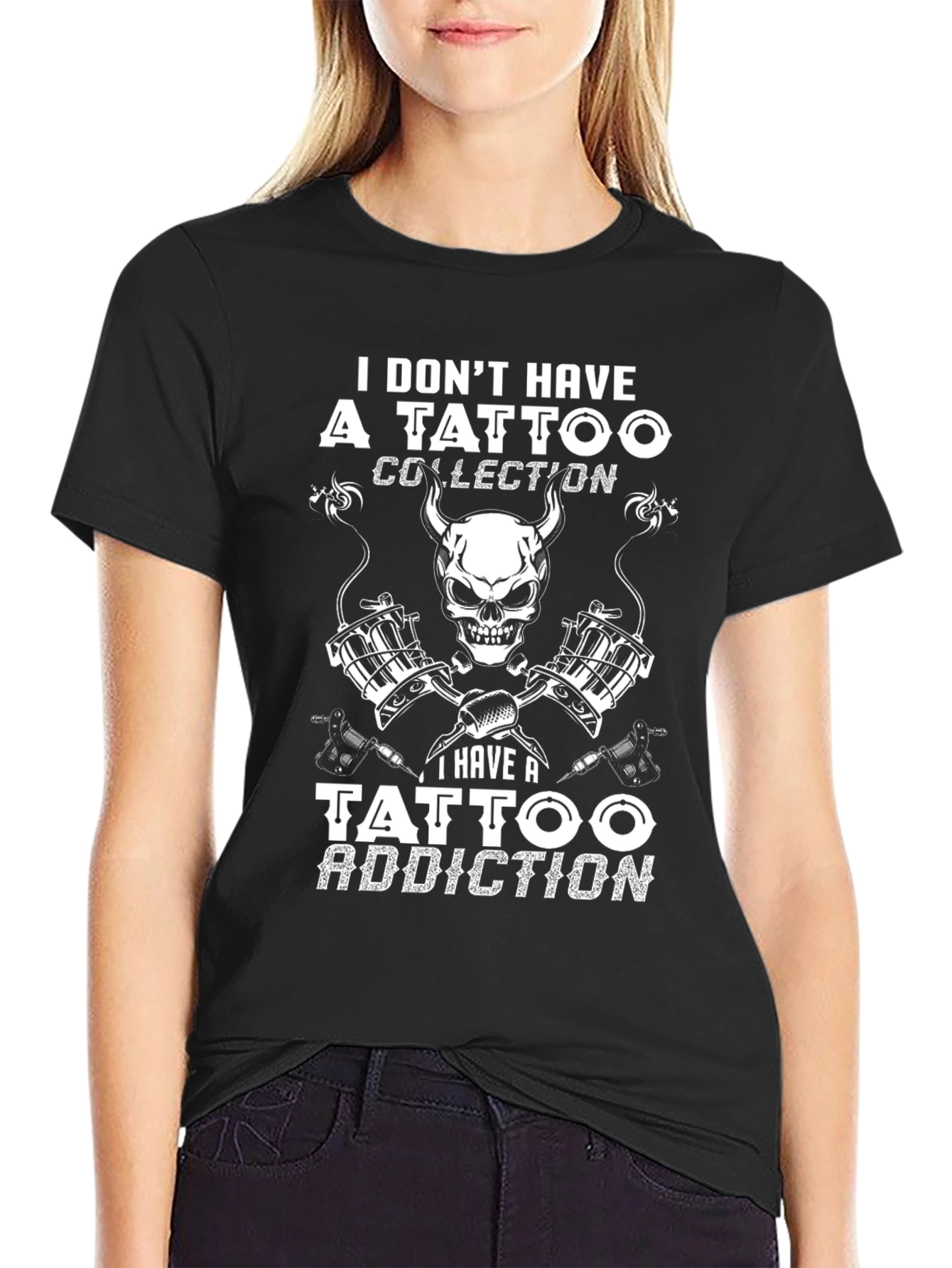 Tattoo Addiction Black T-Shirt