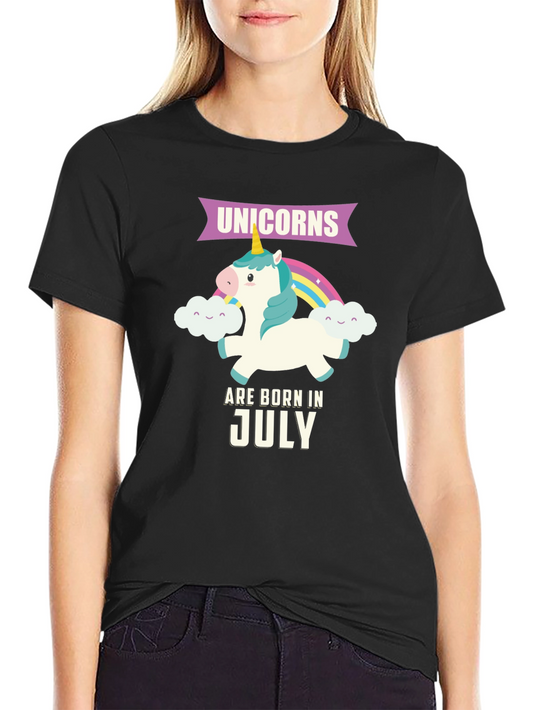 Unicorns Born in July T-Shirt