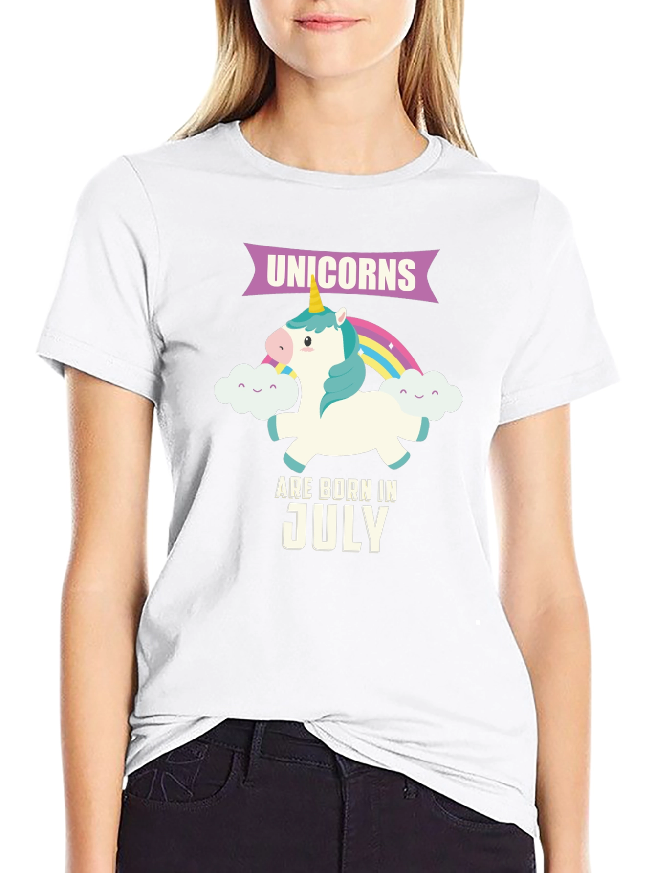 Unicorns Born in July T-Shirt