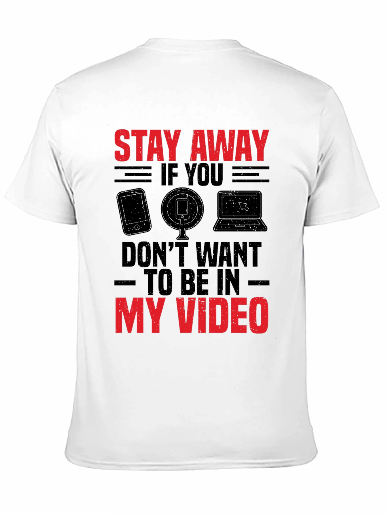 Stay Away My Video T-Shirt Vlogger Shirt