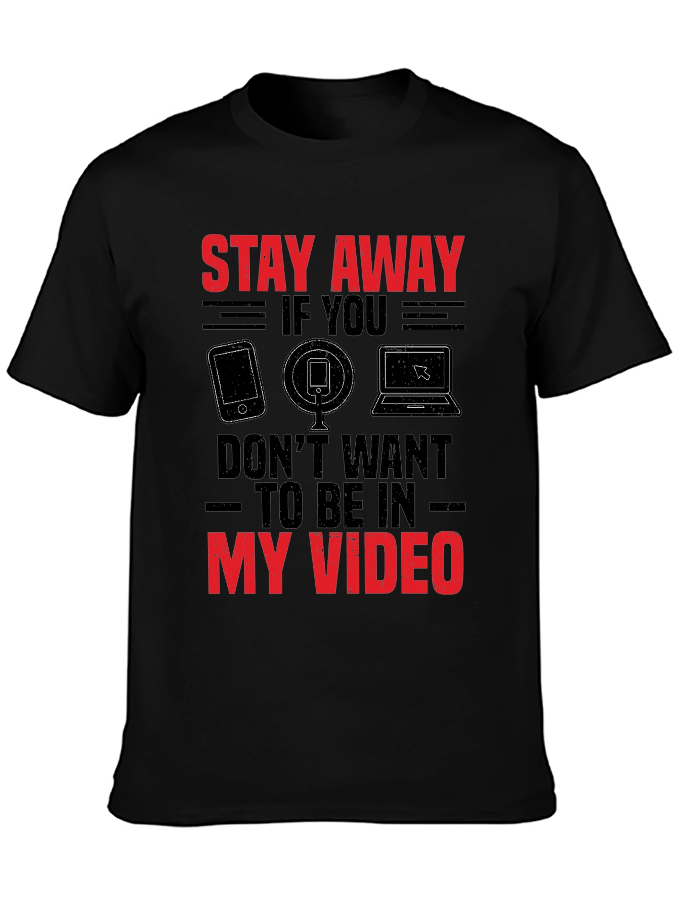 Stay Away My Video T-Shirt Vlogger Shirt