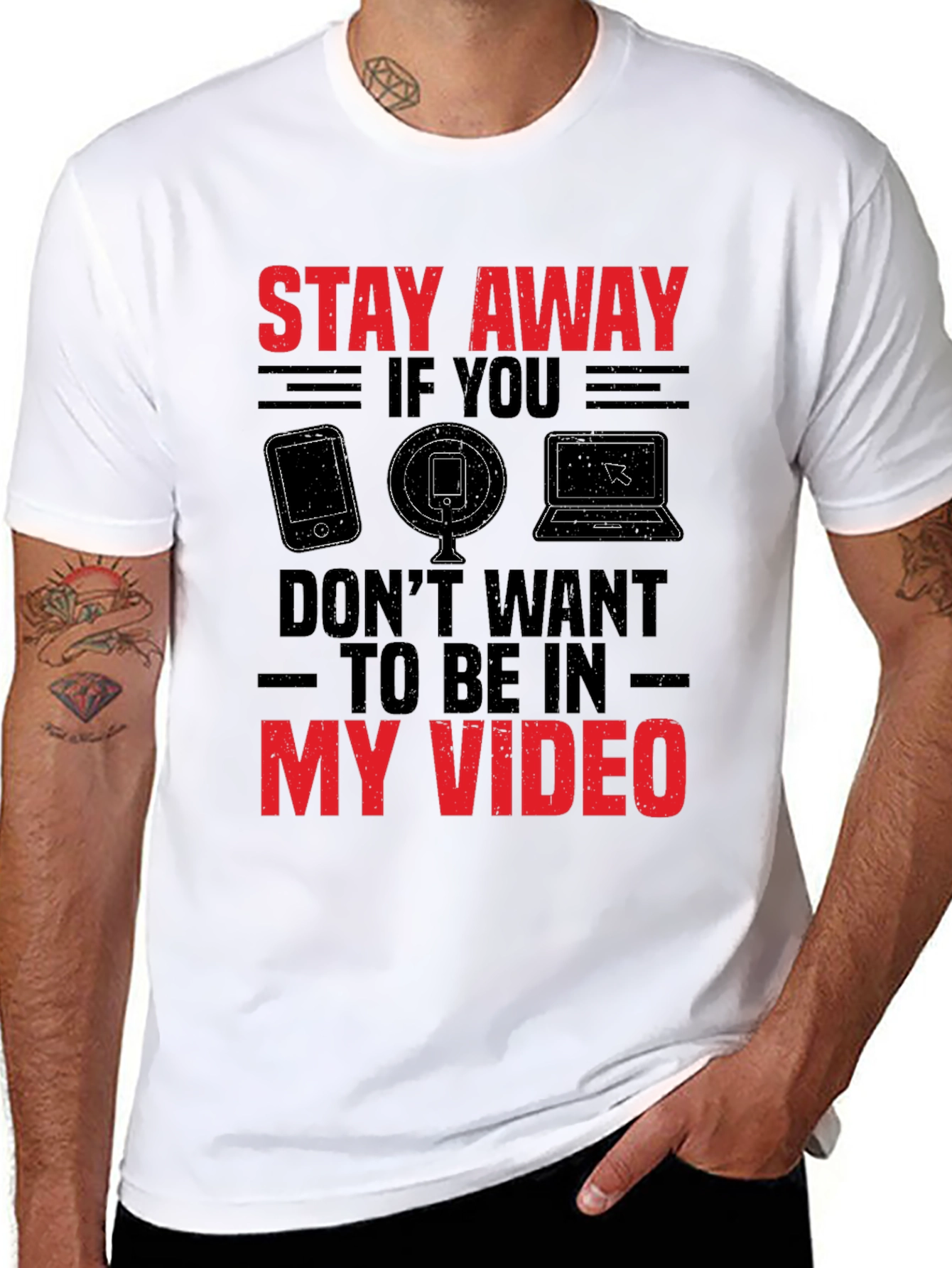 Stay Away My Video T-Shirt Vlogger Shirt