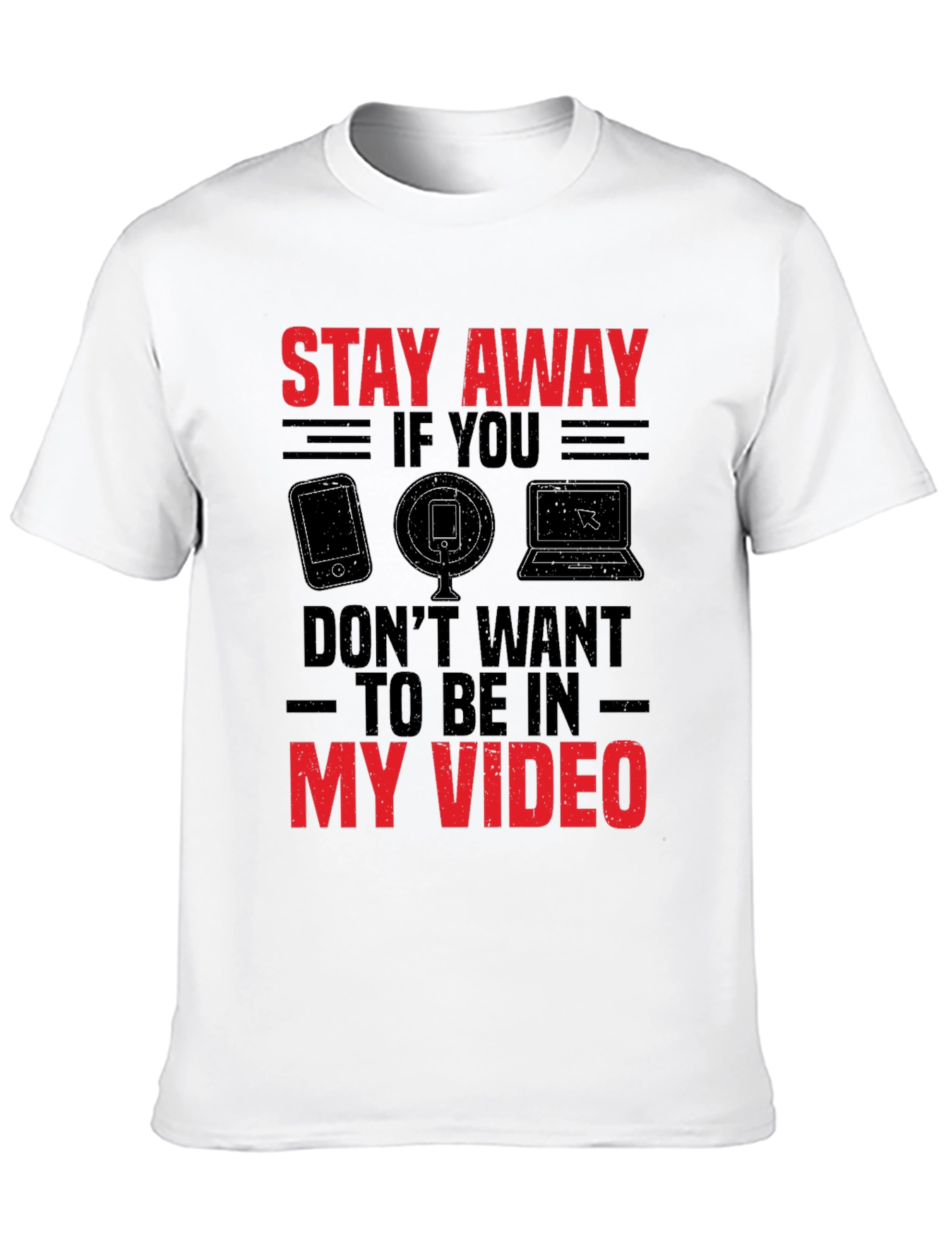 Stay Away My Video T-Shirt Vlogger Shirt