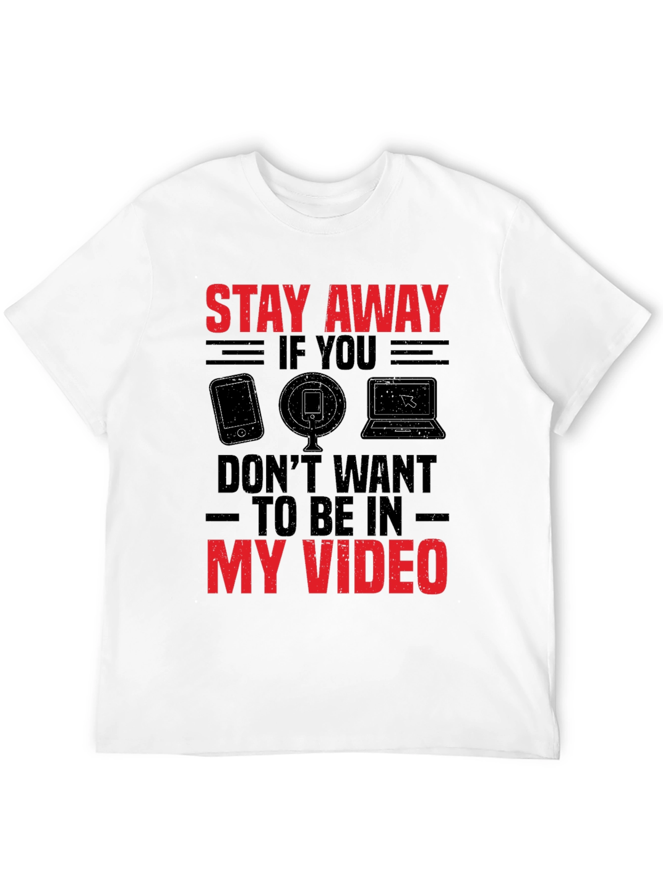 Stay Away My Video T-Shirt Vlogger Shirt