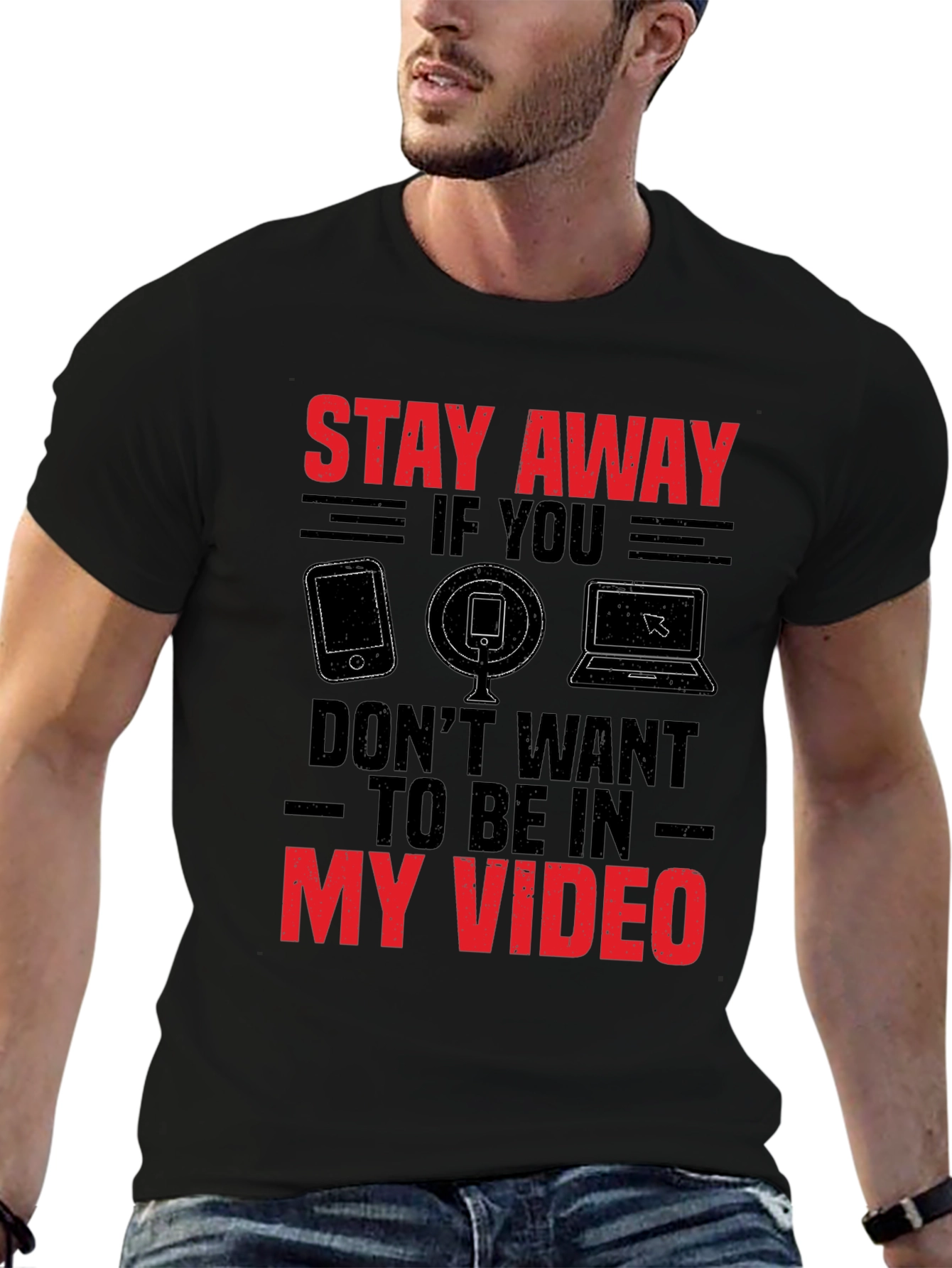 Stay Away My Video T-Shirt Vlogger Shirt