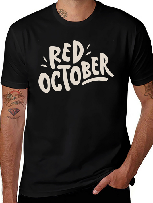 Red October Graphic Tee - Stylish Unisex T-Shirt