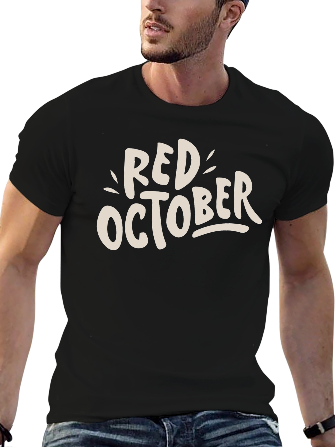 Red October Graphic Tee - Stylish Unisex T-Shirt