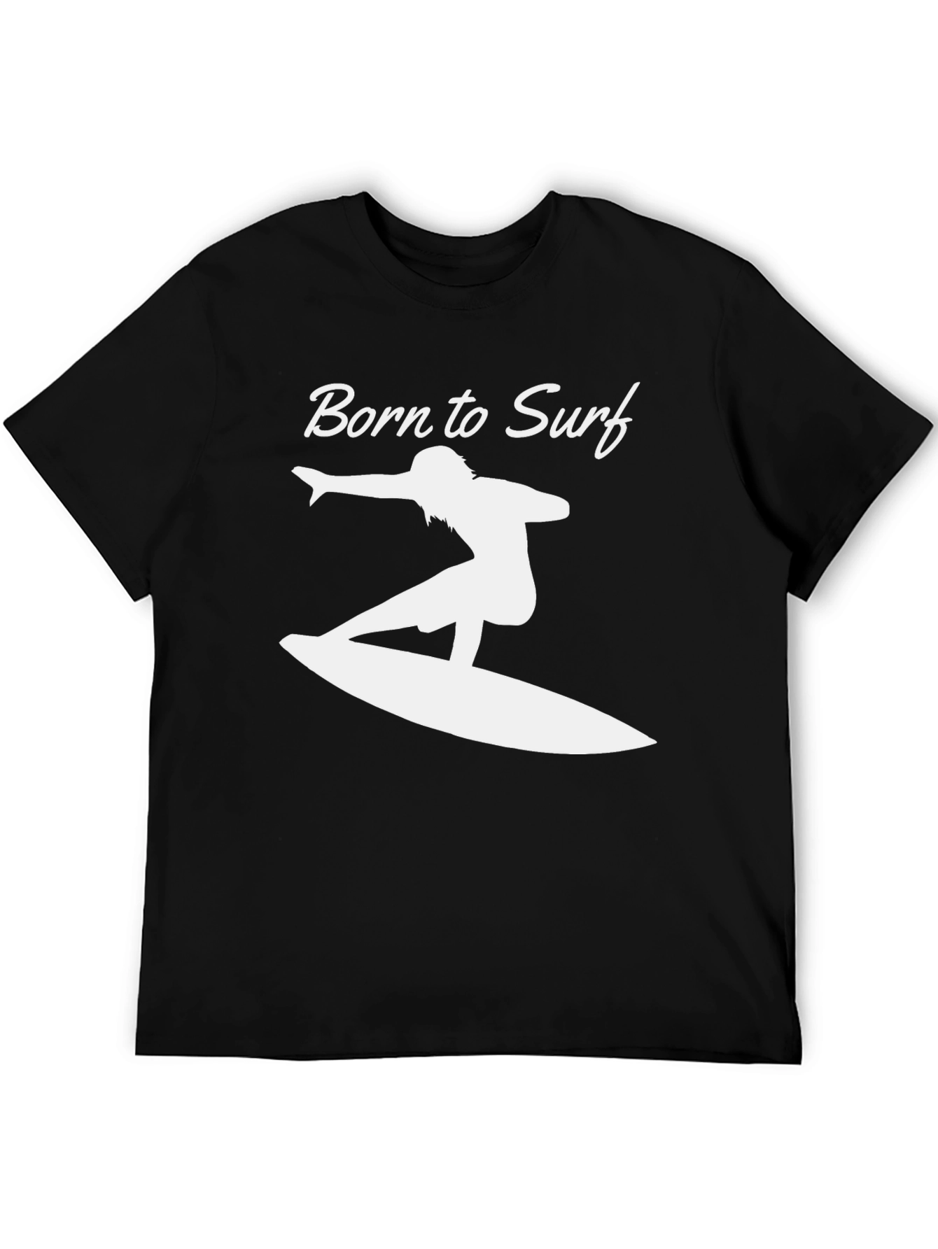 Born to Surf Graphic Tee - Black