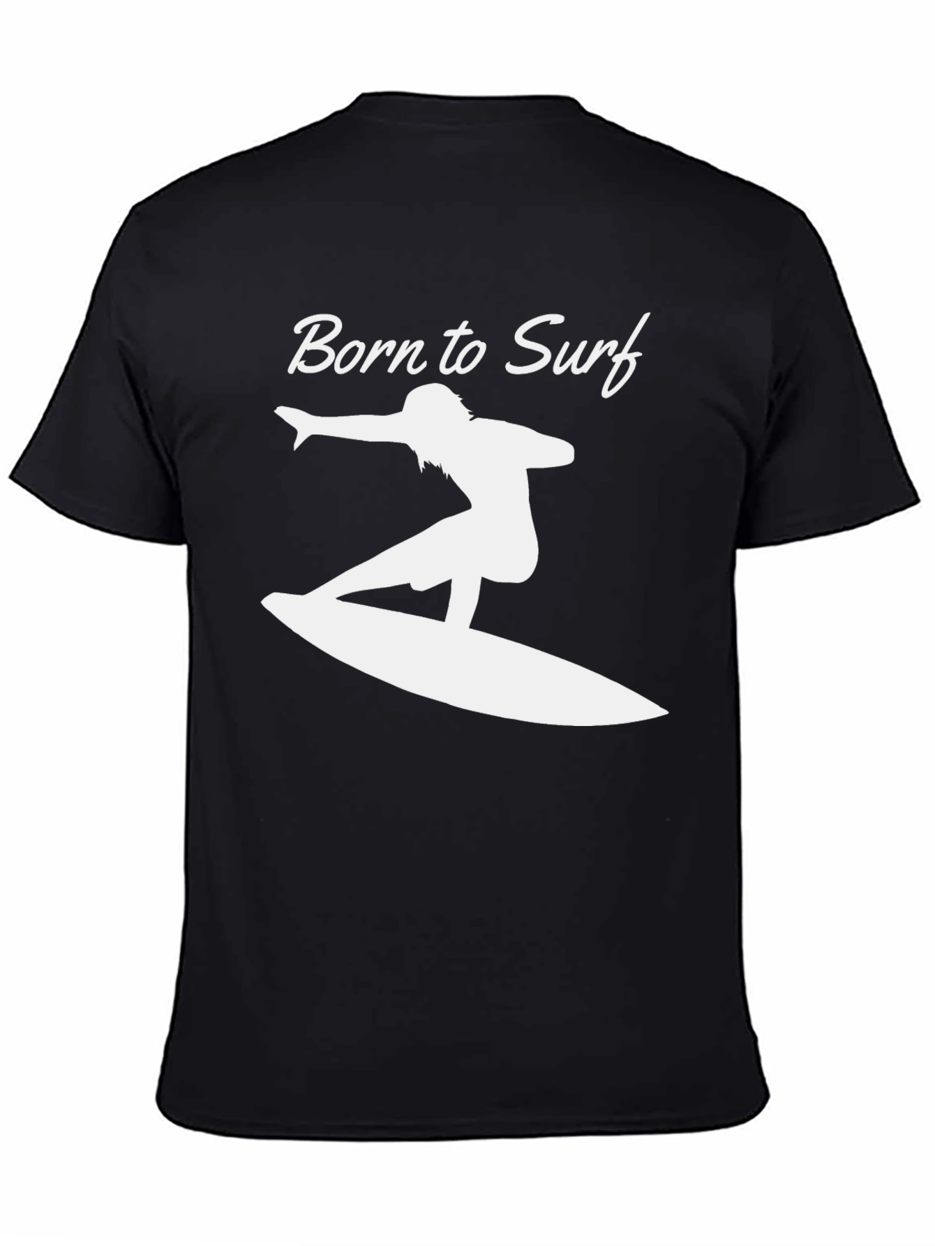 Born to Surf Graphic Tee - Black