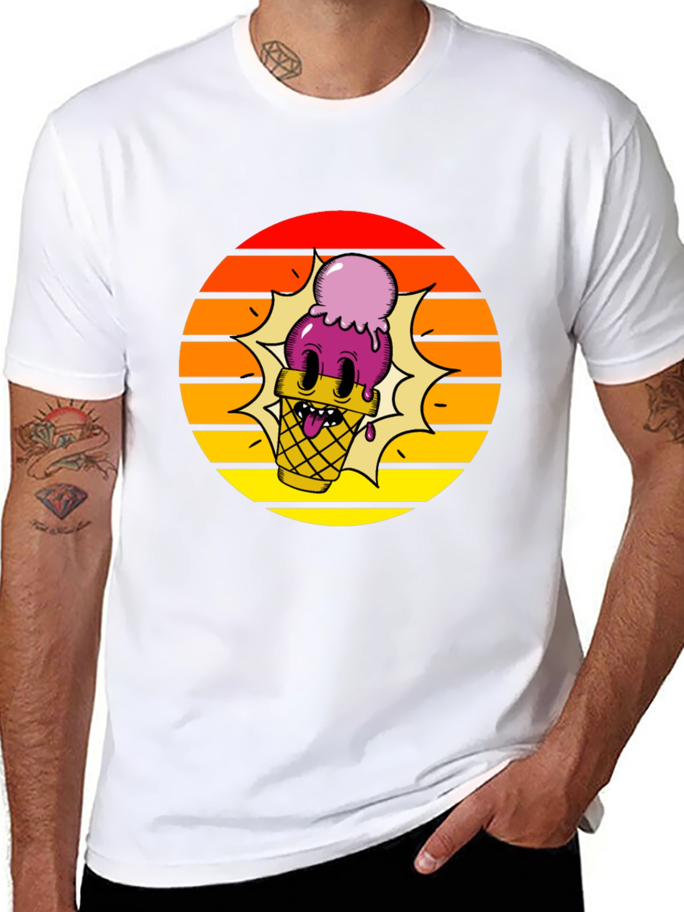 Retro Ice Cream Graphic Tee