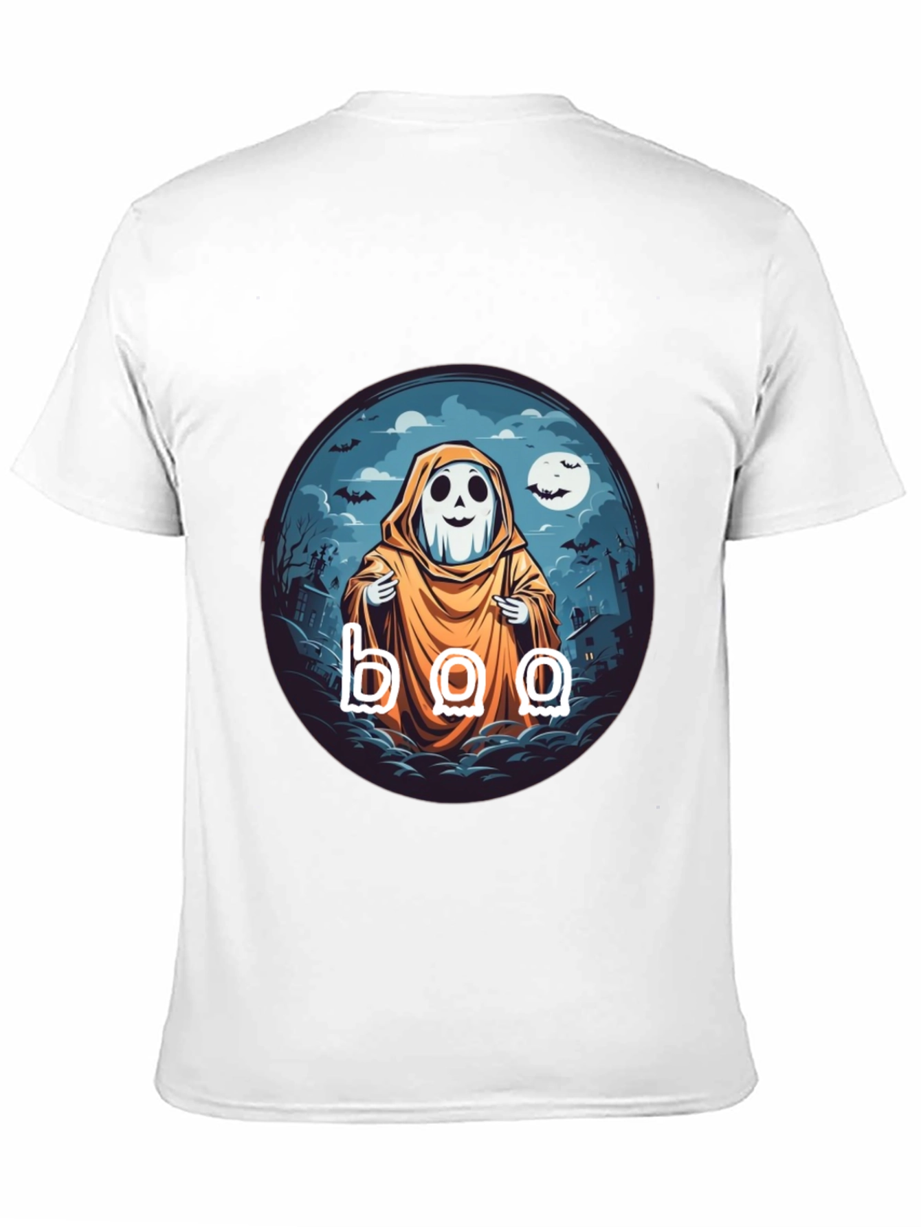 Boo Ghost Halloween T-Shirt - Spooky Season Style