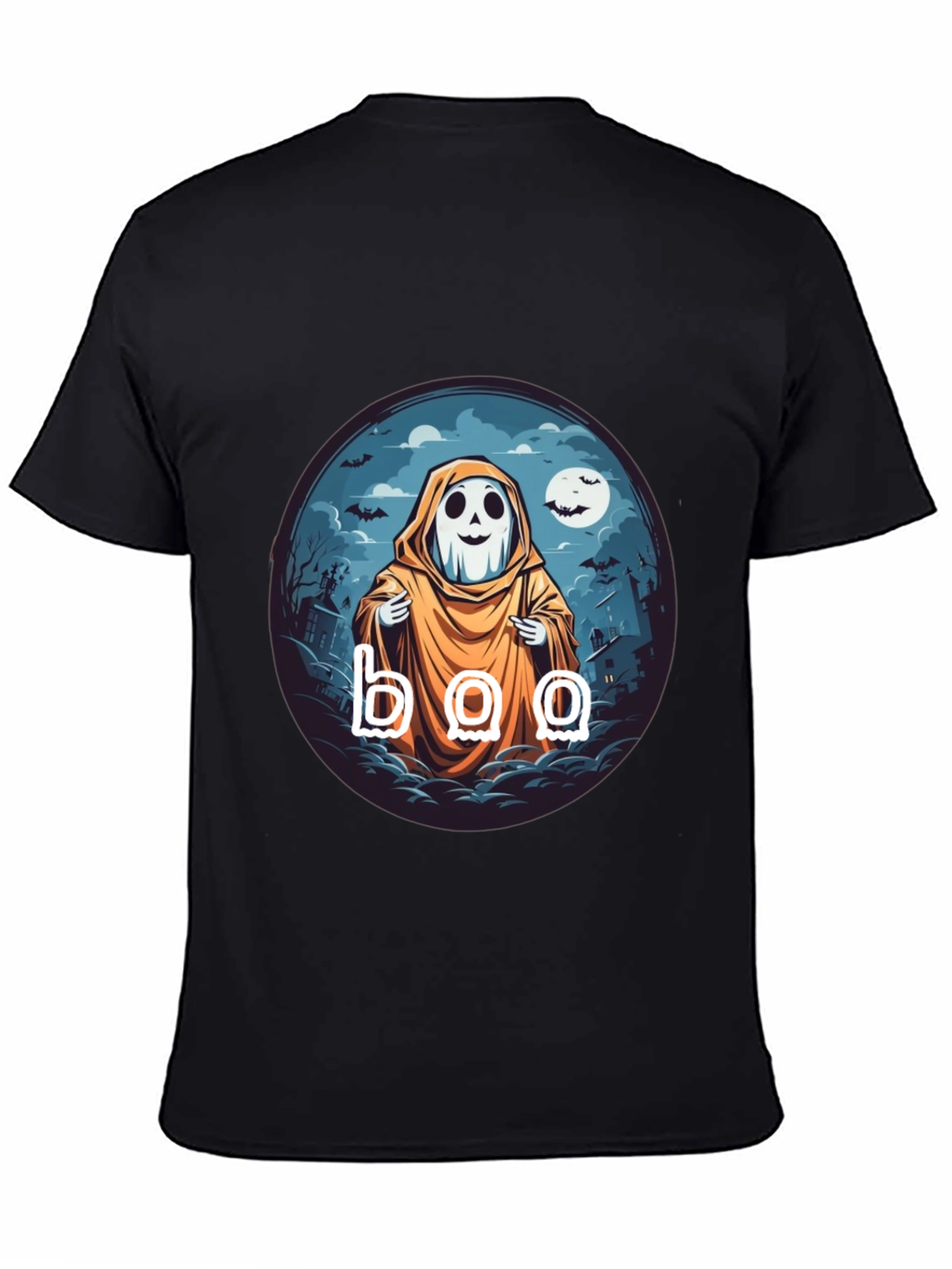 Boo Ghost Halloween T-Shirt - Spooky Season Style