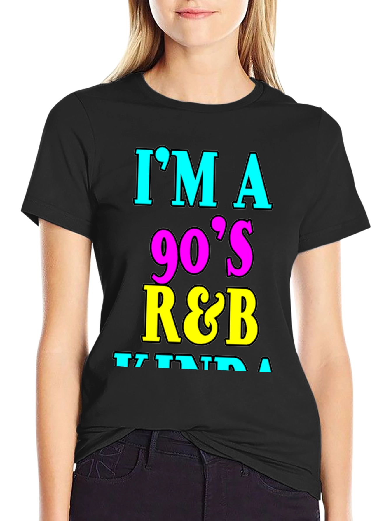 90s R&B Kinda Guy T-Shirt - Black