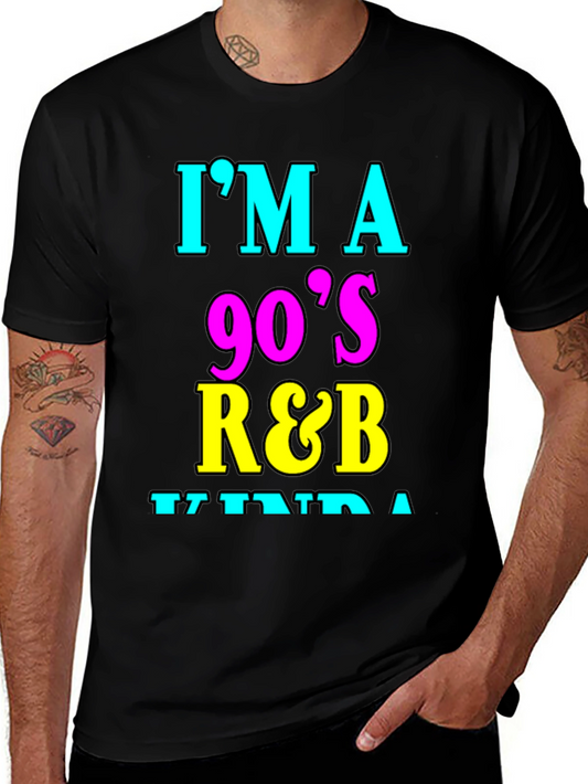 90s R&B Kinda Guy T-Shirt - Black