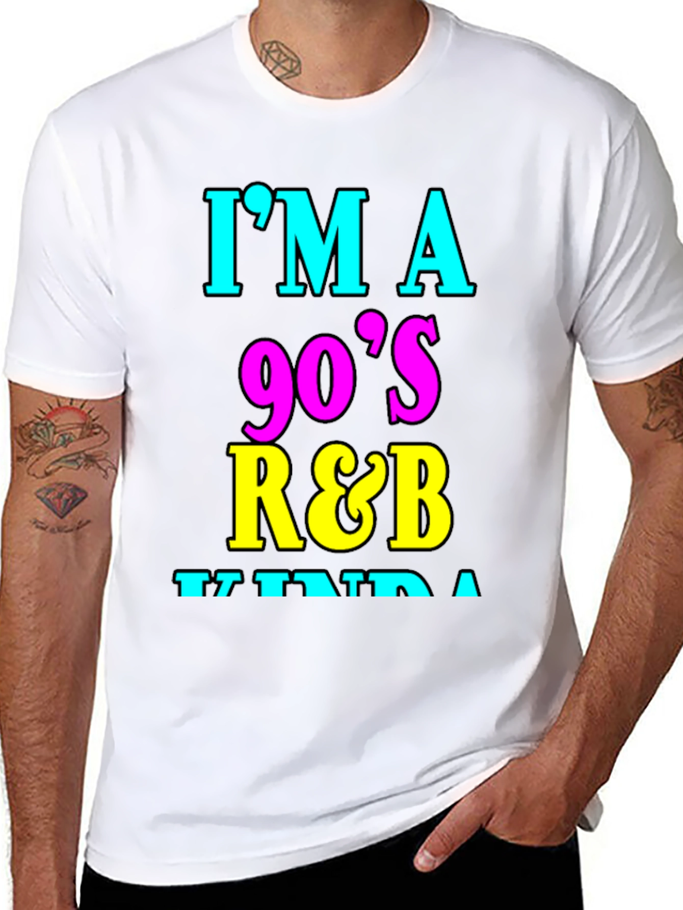 90s R&B Kinda Guy T-Shirt - Black