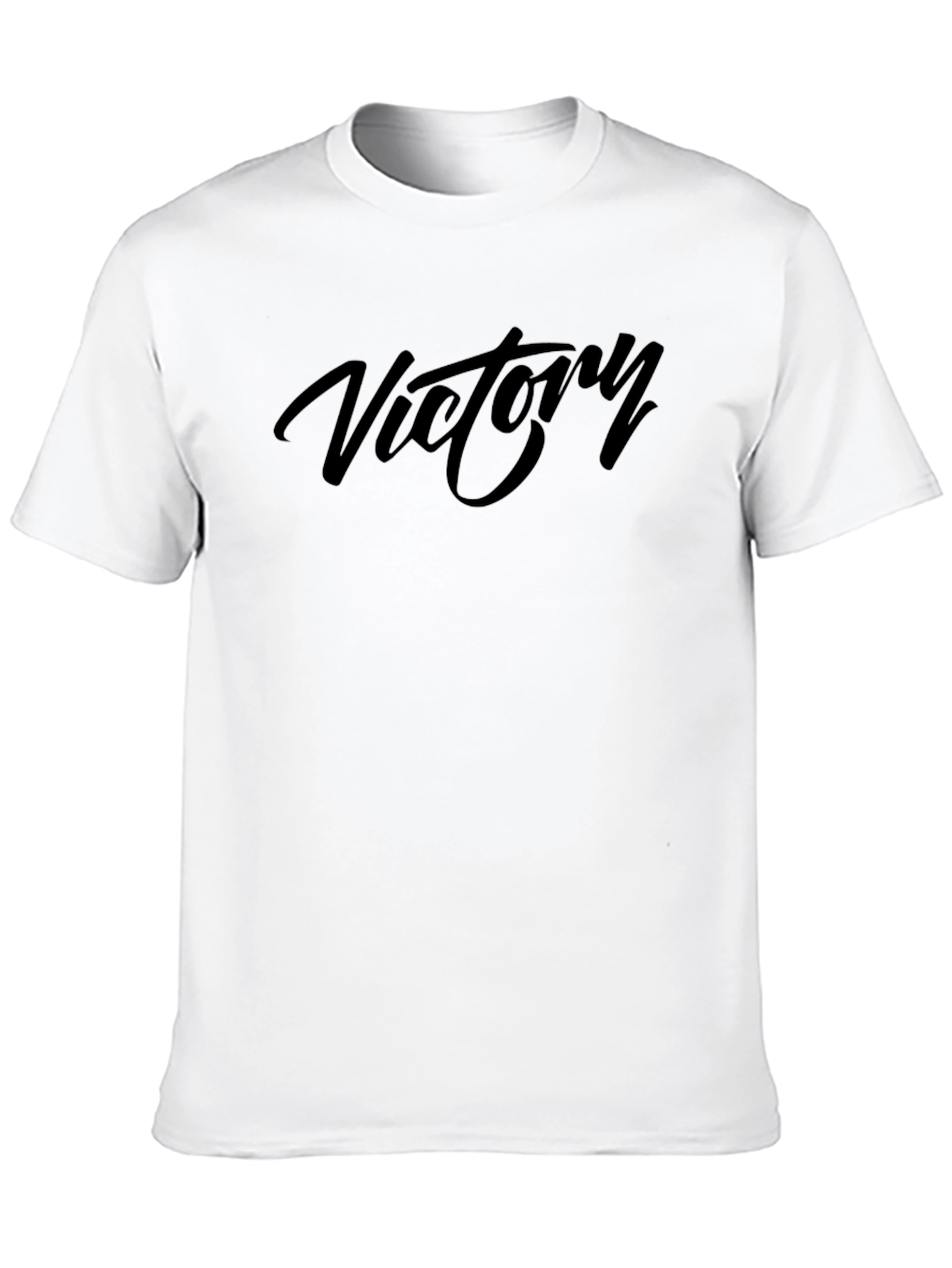 Victory Black Tee - Stylish and Comfortable