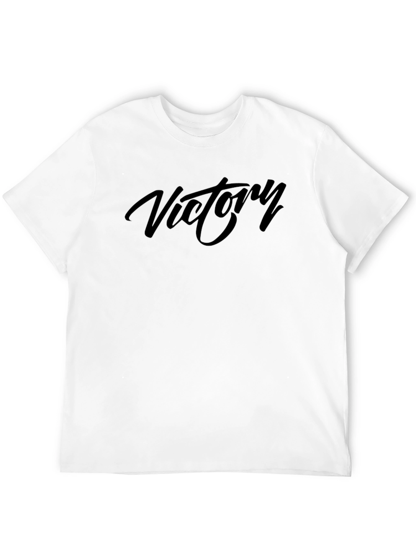 Victory Black Tee - Stylish and Comfortable