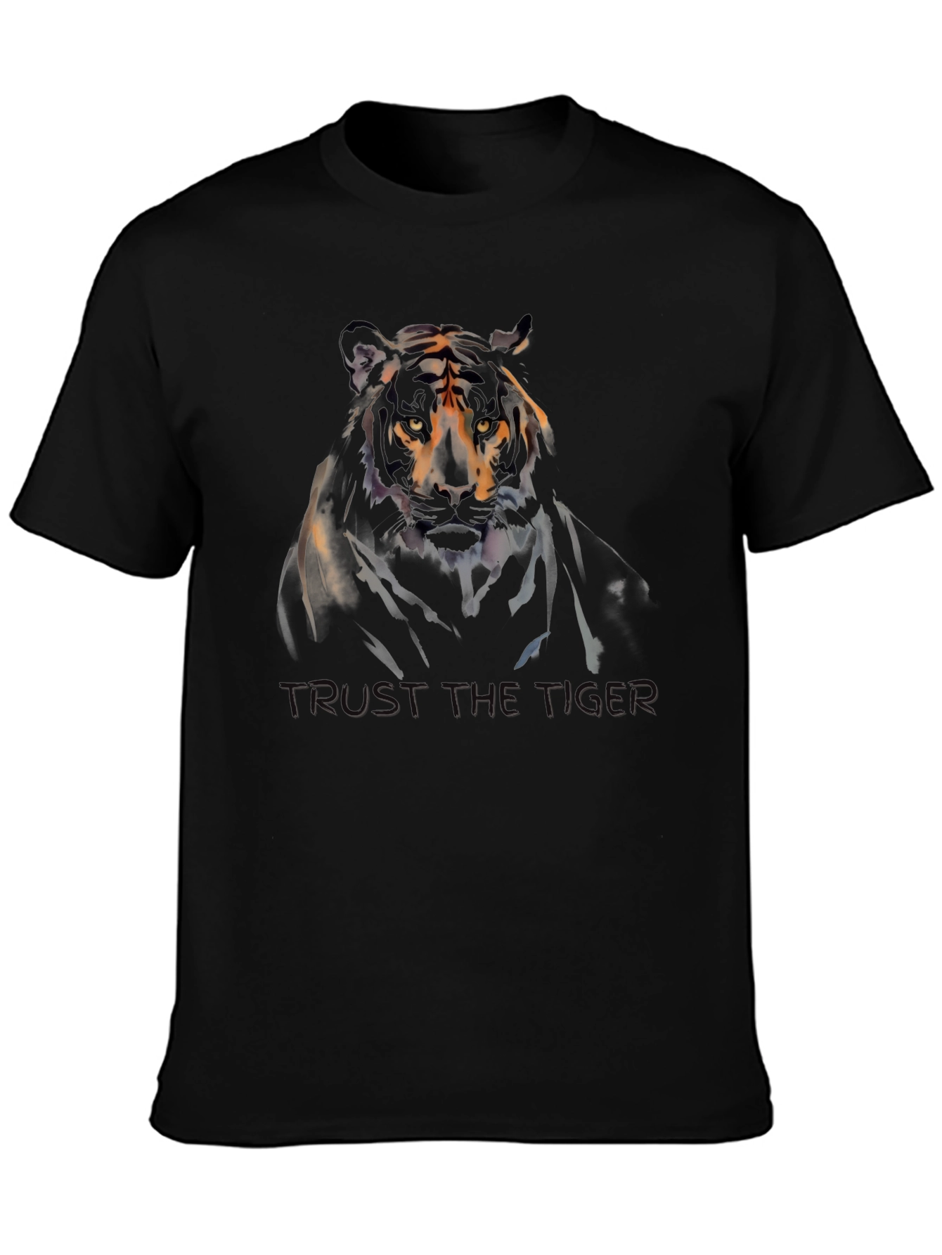 Trust the Tiger Black T-Shirt