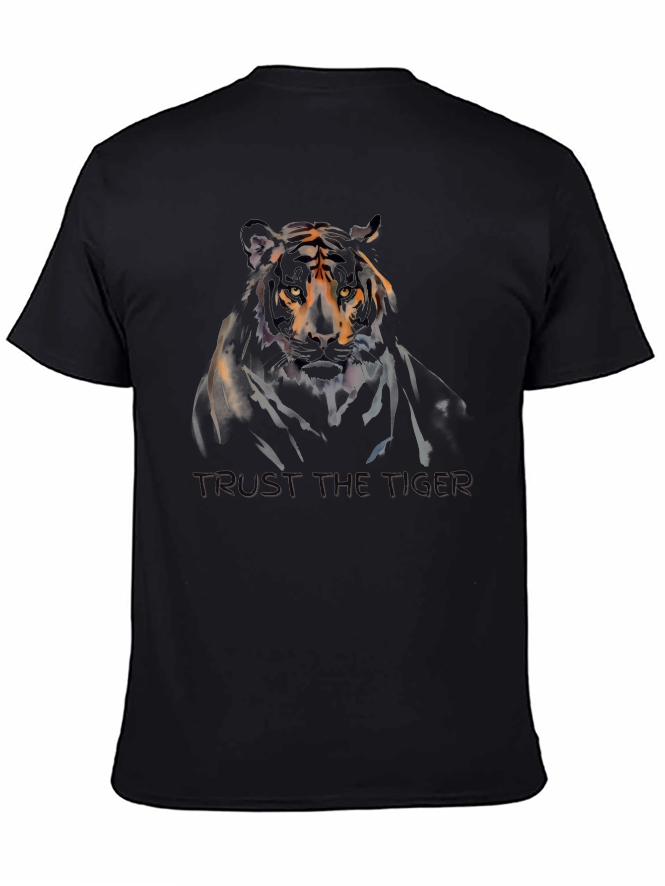Trust the Tiger Black T-Shirt