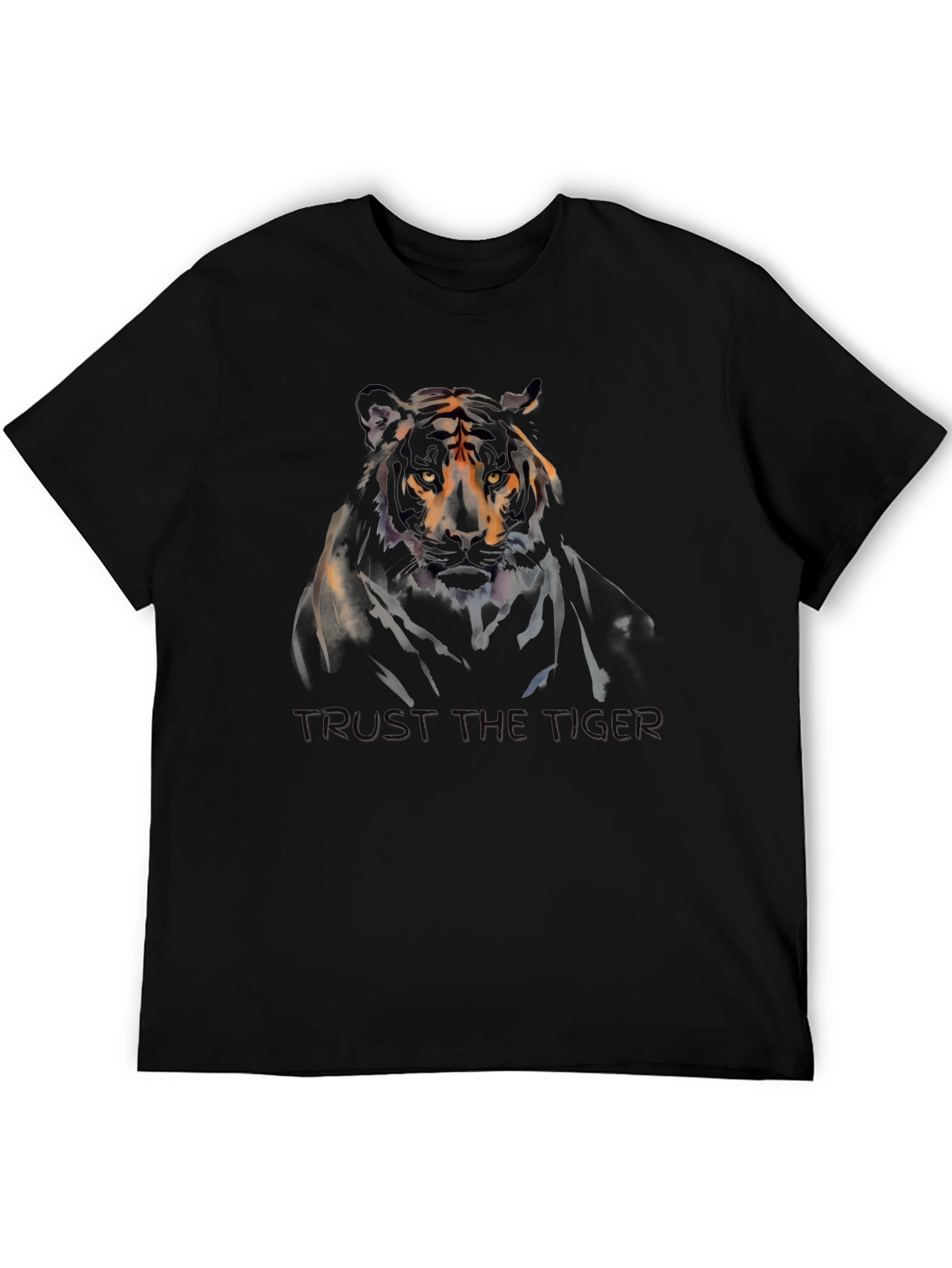Trust the Tiger Black T-Shirt