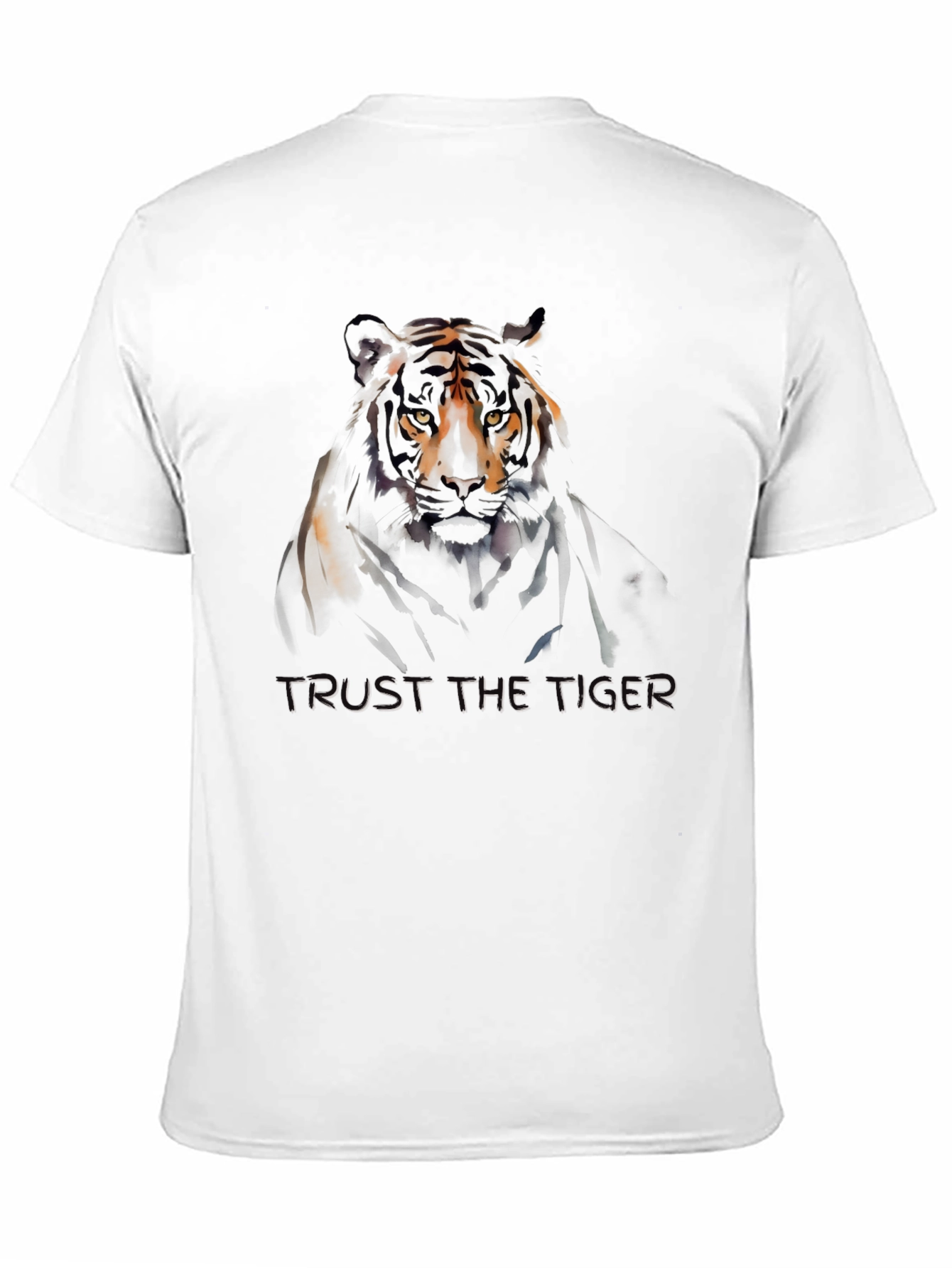 Trust the Tiger Black T-Shirt