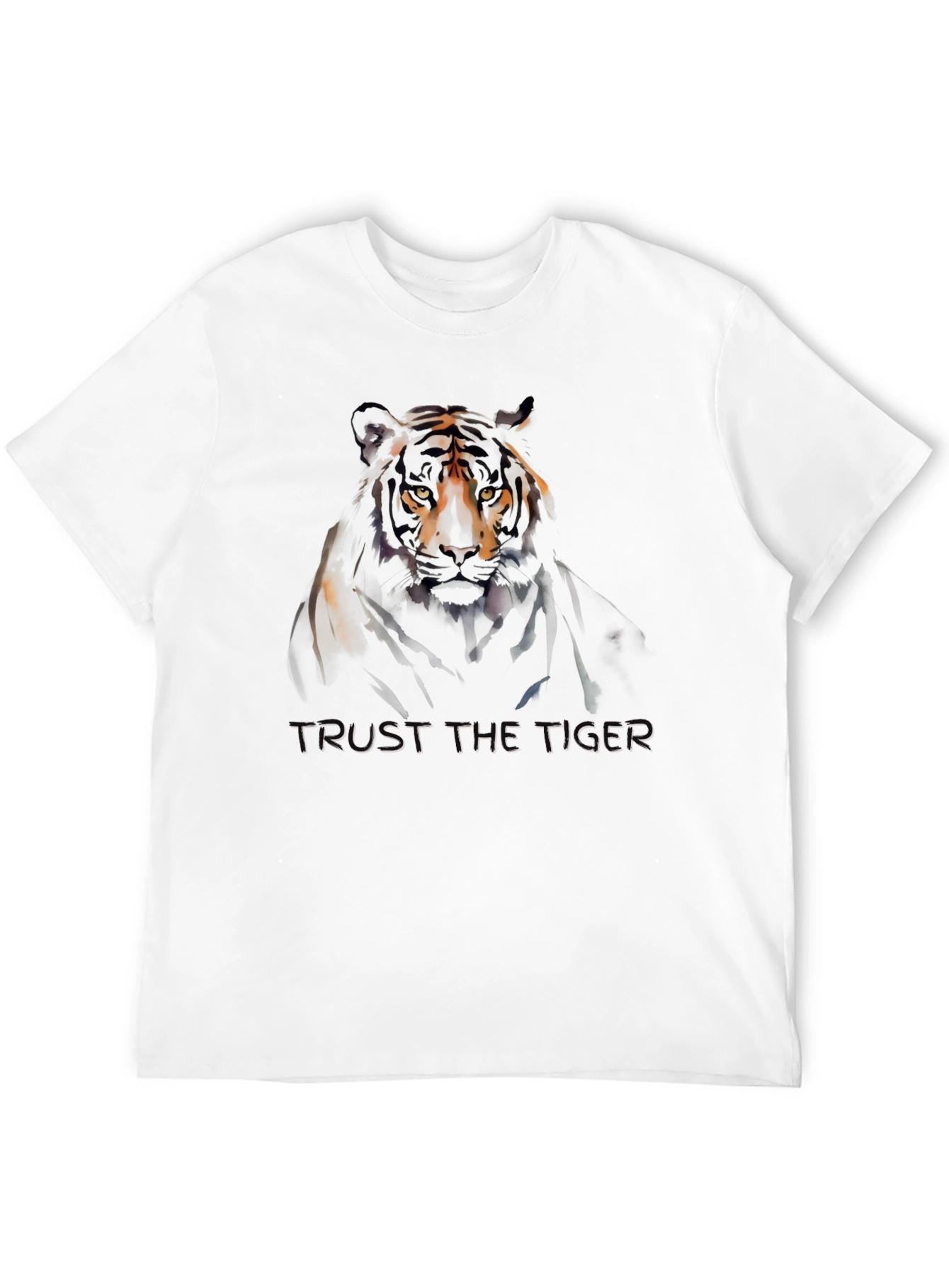 Trust the Tiger Black T-Shirt