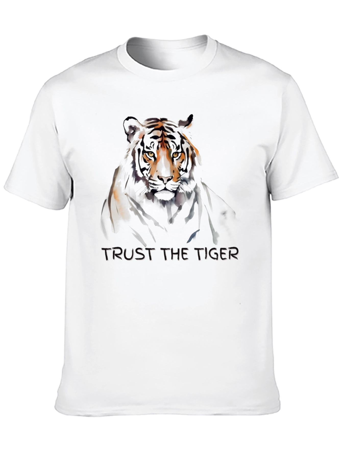 Trust the Tiger Black T-Shirt