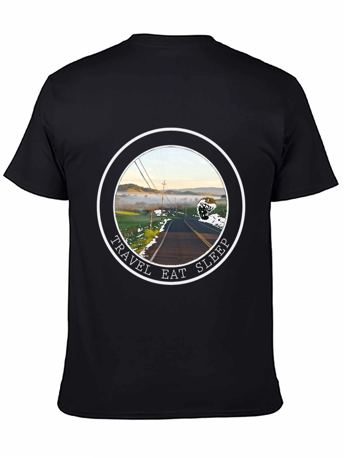 Travel Eat Sleep Road Trip Graphic T-Shirt