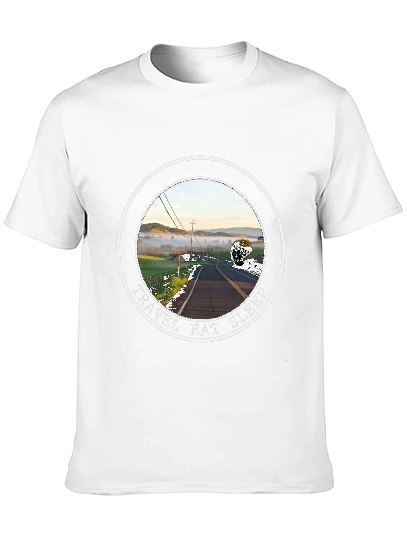Travel Eat Sleep Road Trip Graphic T-Shirt