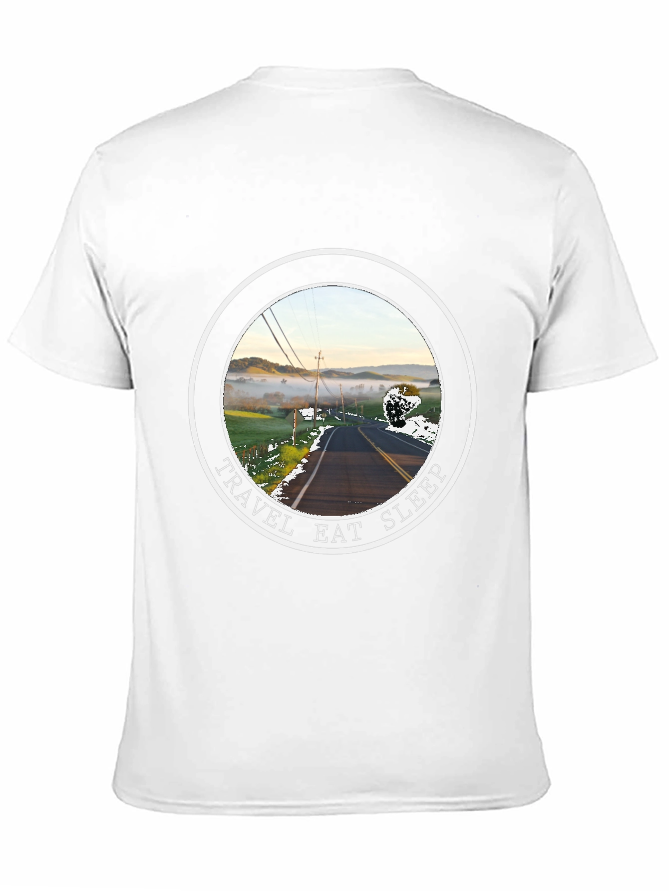 Travel Eat Sleep Road Trip Graphic T-Shirt