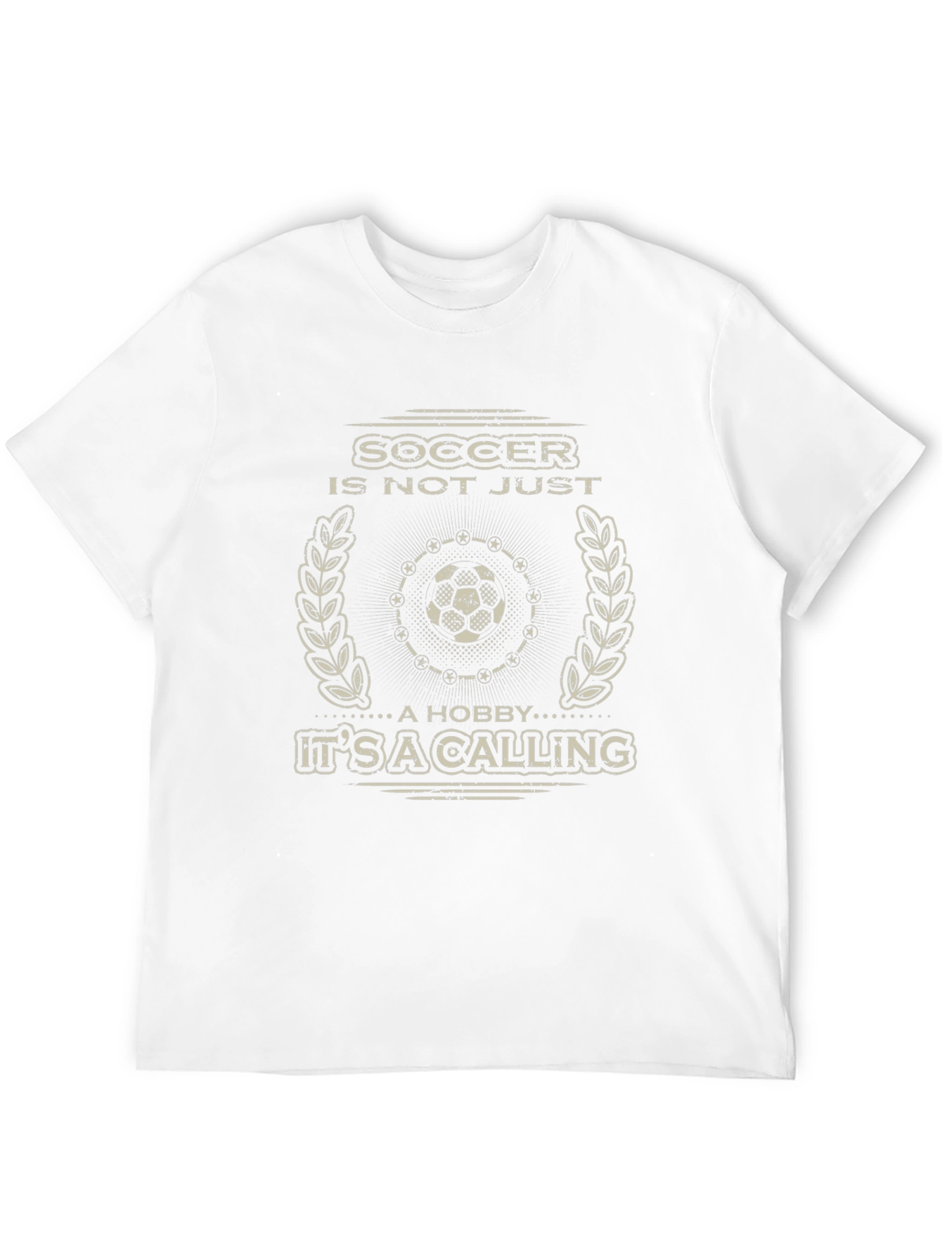 Soccer Calling Black T-Shirt
