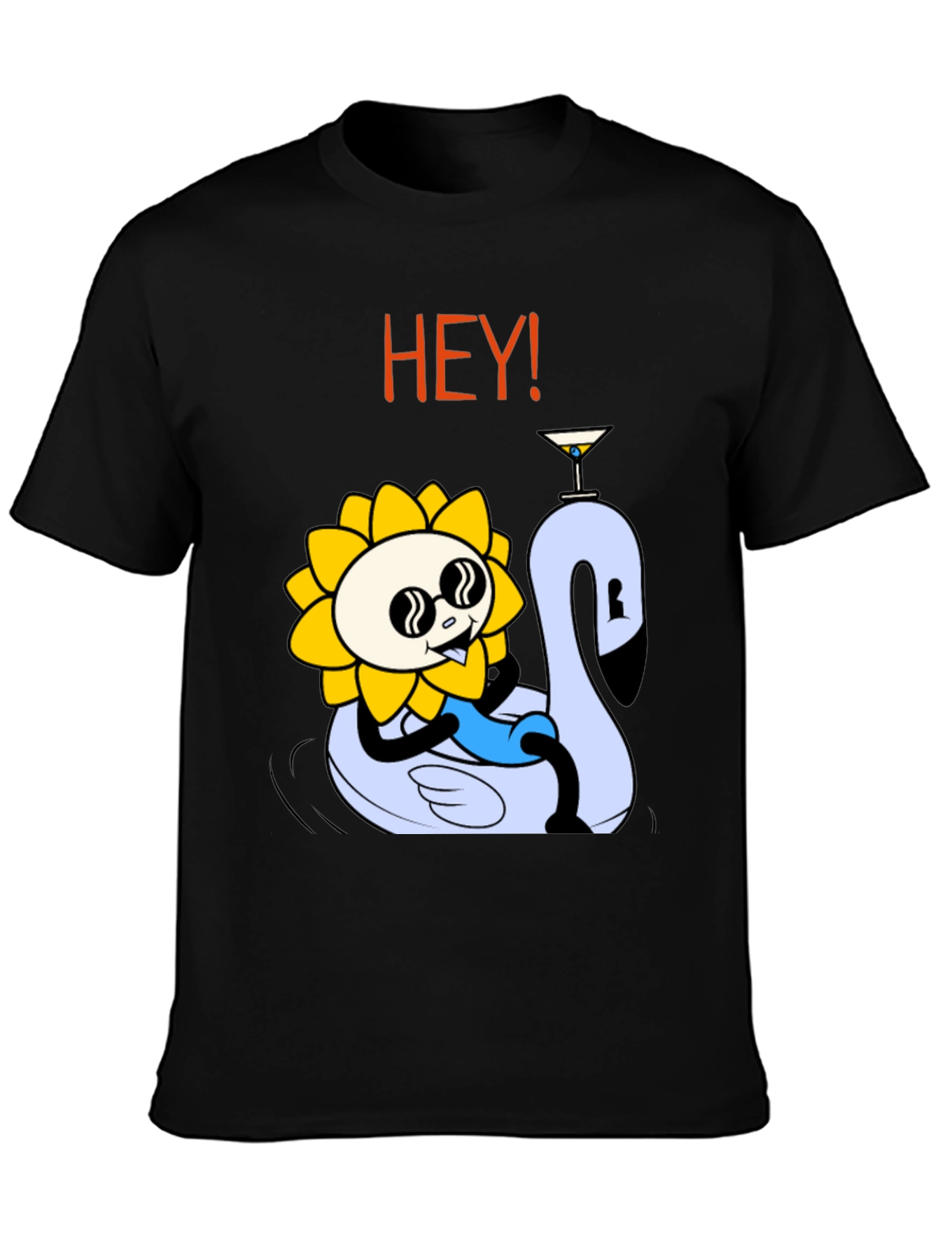 Cool Sunflower Swan Lake Party Tee